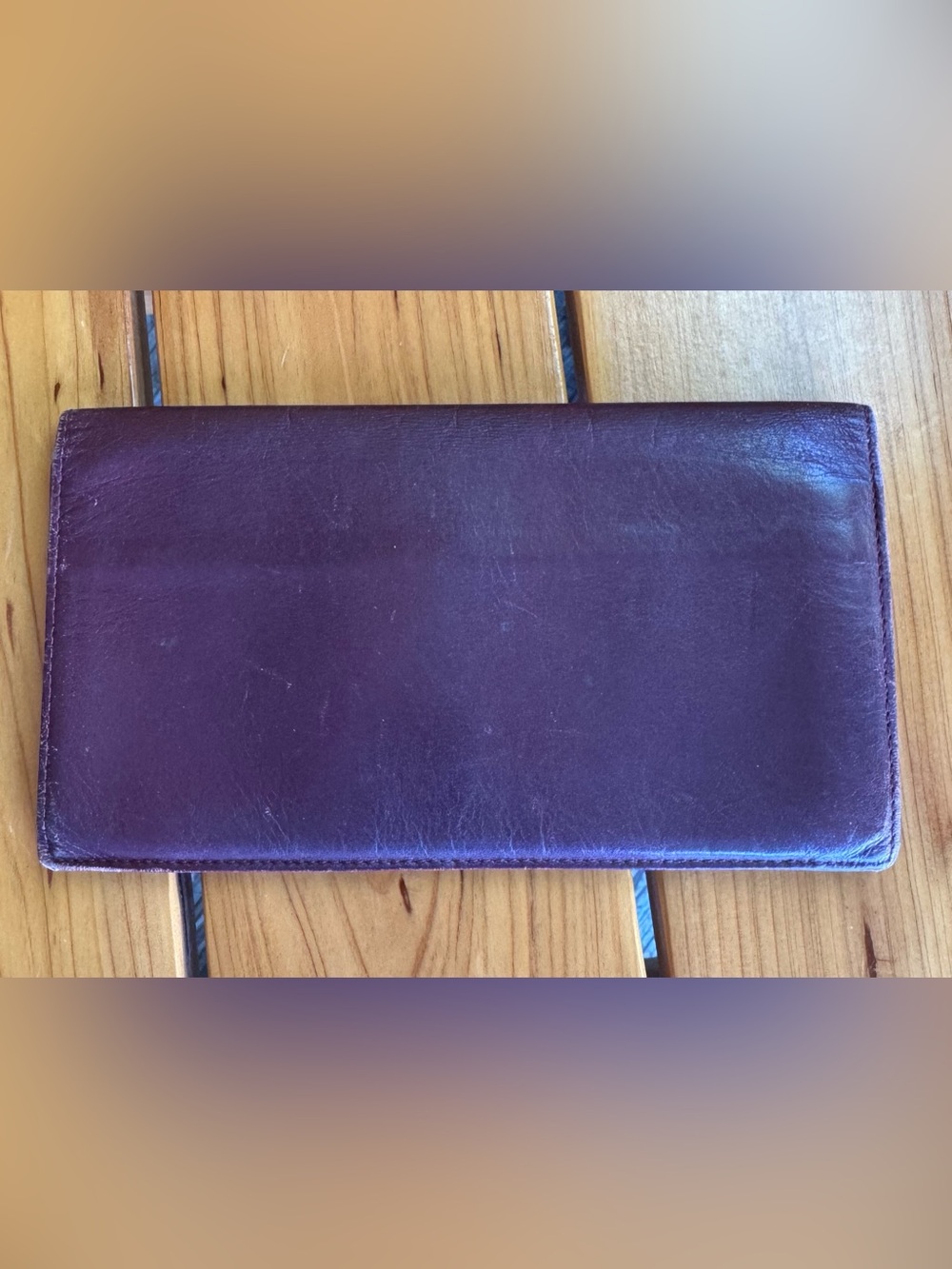 Cartier Men's Long Card Holder - Burgundy Leather